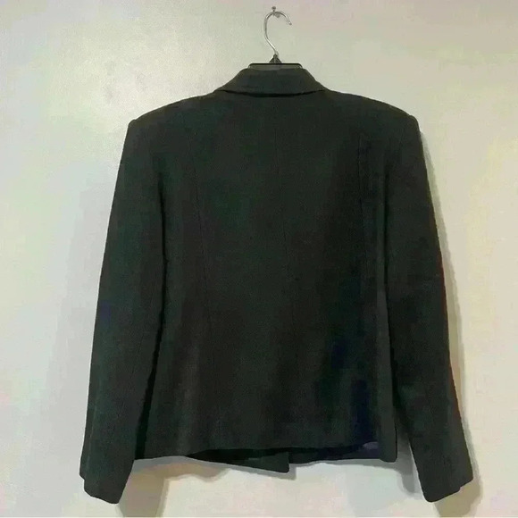 Sag Harbor Blazer Jacket Women’s Size 12 Wool Black Double Breasted Vintage - Picture 2 of 8